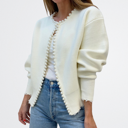 Lucille - Classic Pearl Cardigan