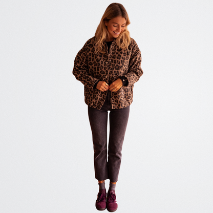 Brielle - Cozy Leopard Jacket