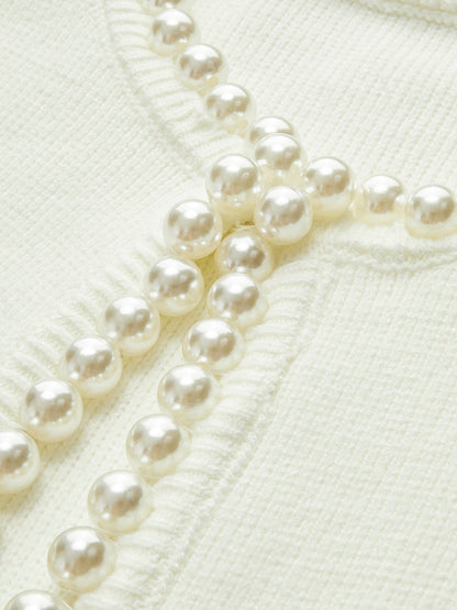 Lucille - Classic Pearl Cardigan