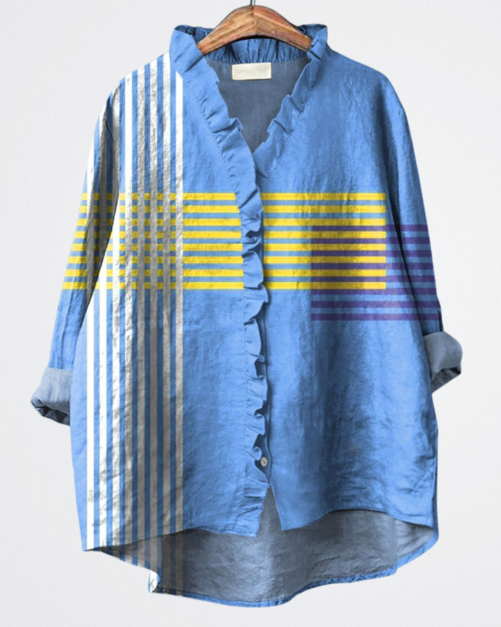 Emery - Artisan Linen Blouse