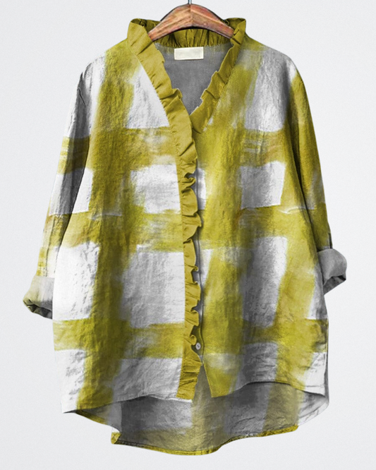 Sloane - Abstract Print Blouse