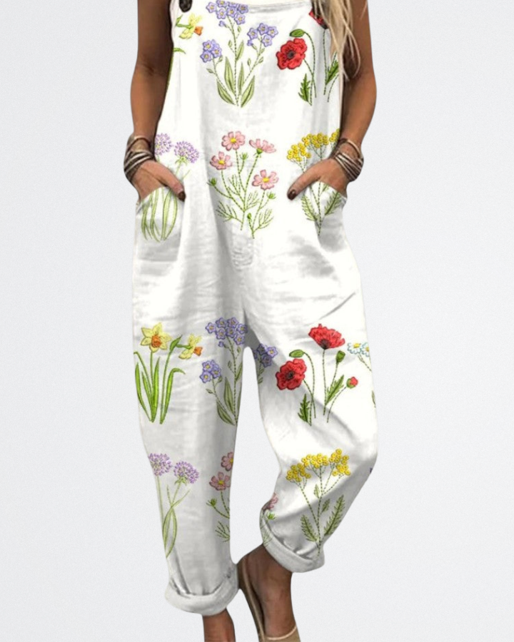 Lila - Botanical Relaxed Jumpsuit