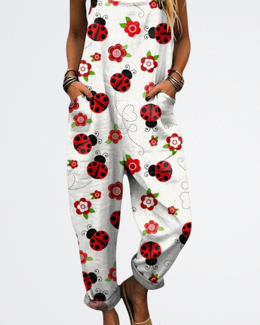 Scarlett - Ladybug Blossom Jumpsuit
