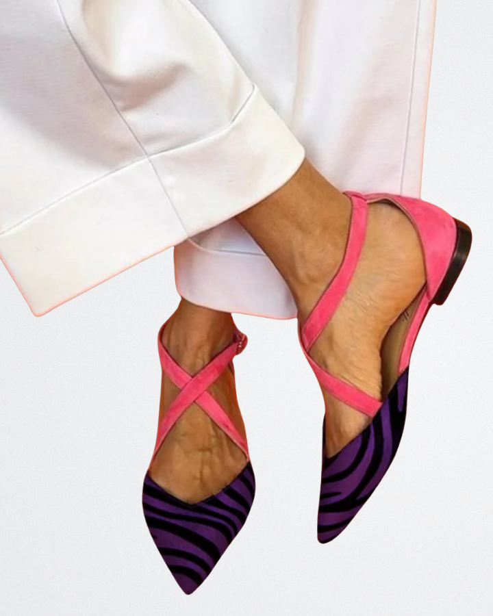 Poppy - Bold Safari Flats