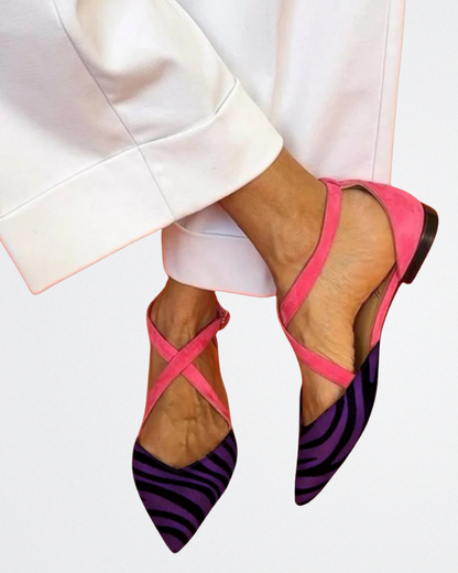 Poppy - Bold Safari Flats