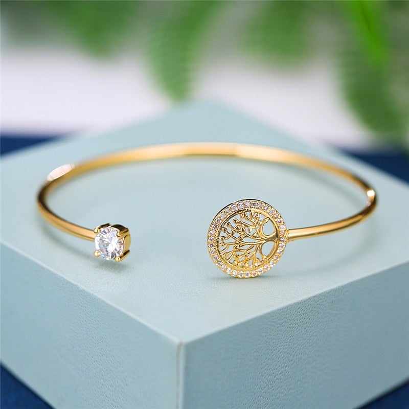 Clara - Adjustable Tree of Life Bracelet