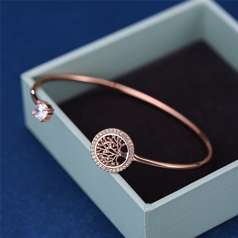 Clara - Adjustable Tree of Life Bracelet