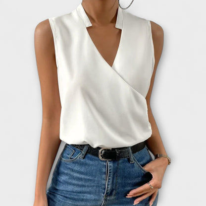Loretta | Sophisticated V-neck Top