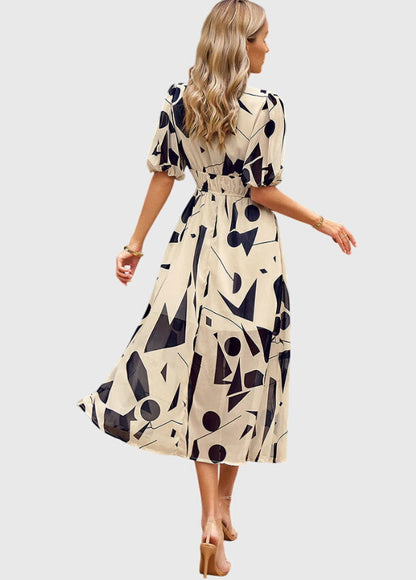 Merlin™ | Flattering Floral Midi Dress